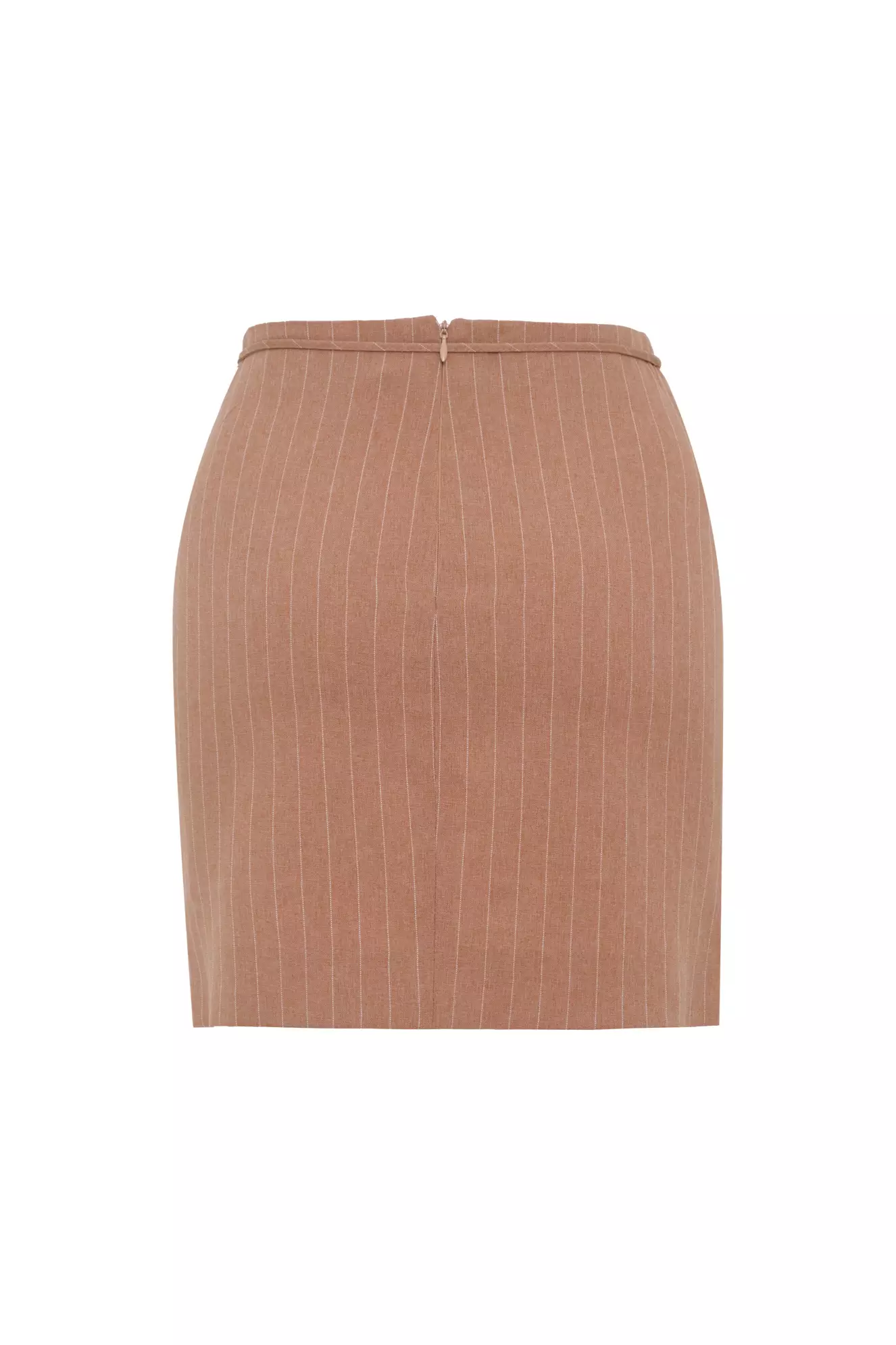 Camel Triko Mini Skirt