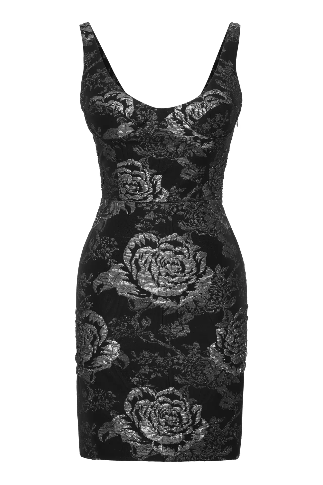 Silver Jakar Sleeveless Mini Dress