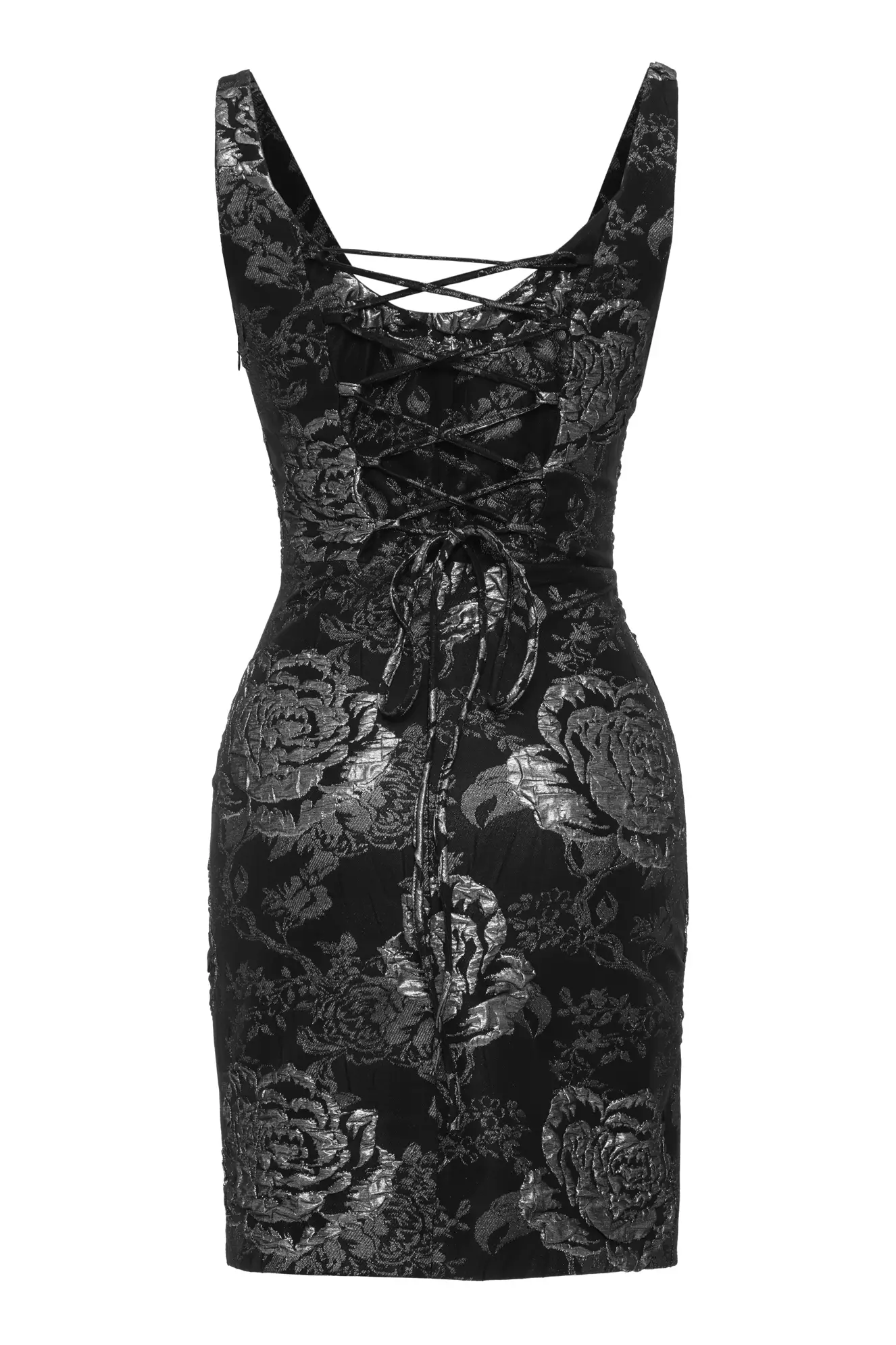 Silver Jakar Sleeveless Mini Dress