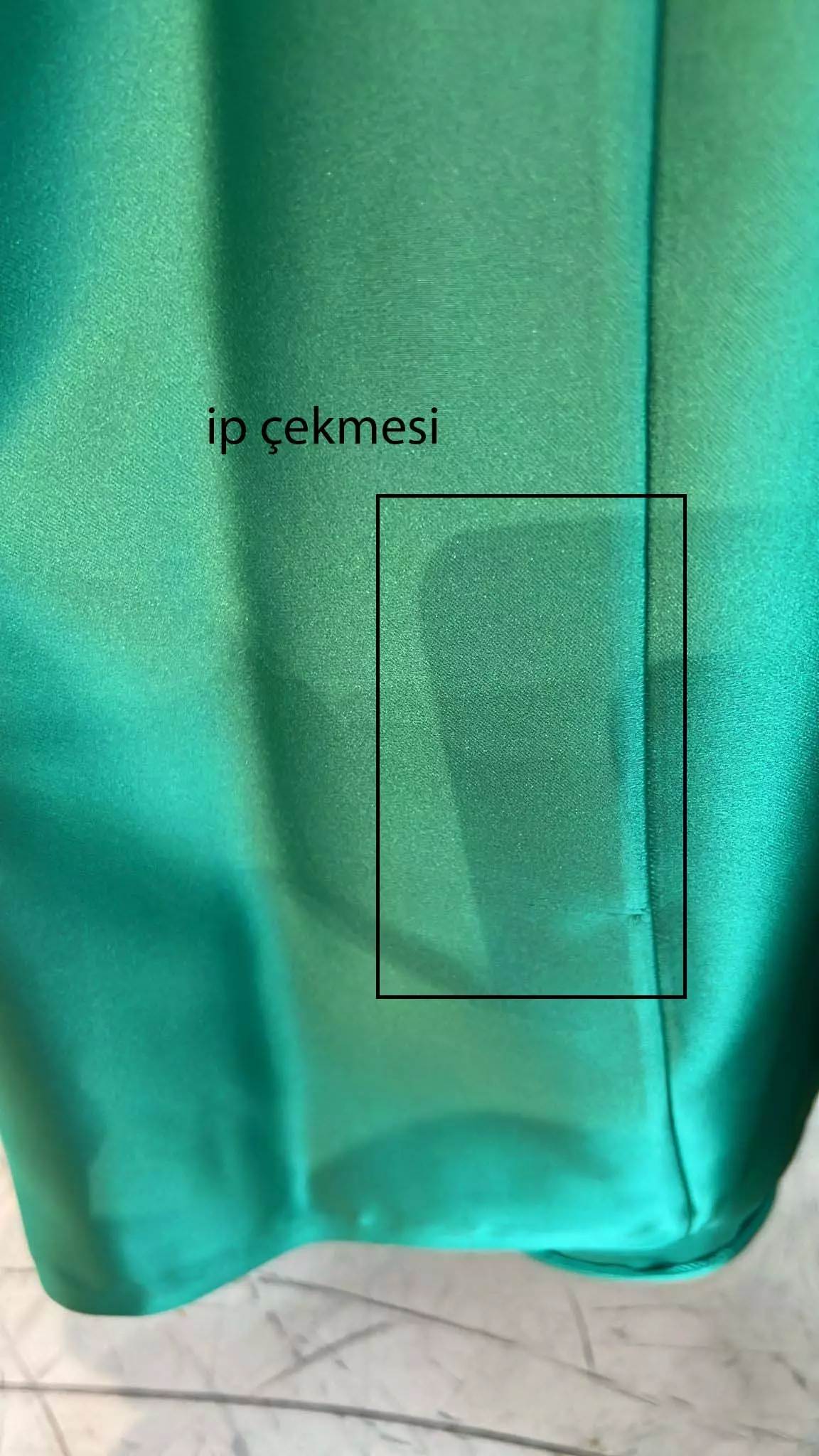 Green satin sleeveless long dress