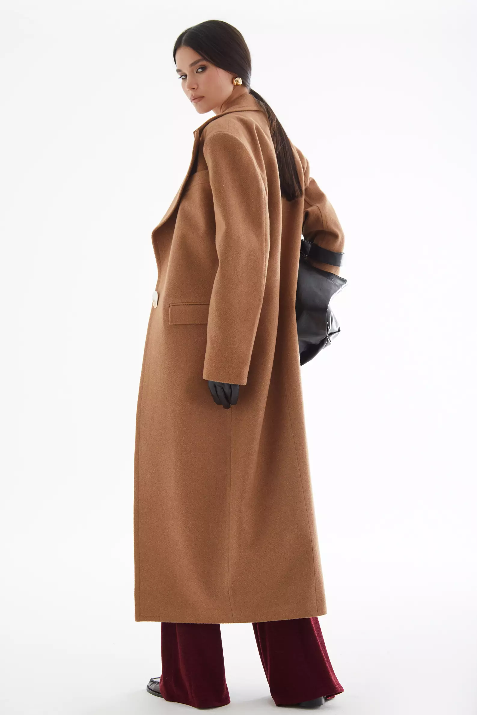Ginger Kase Long Sleeve Long Coat