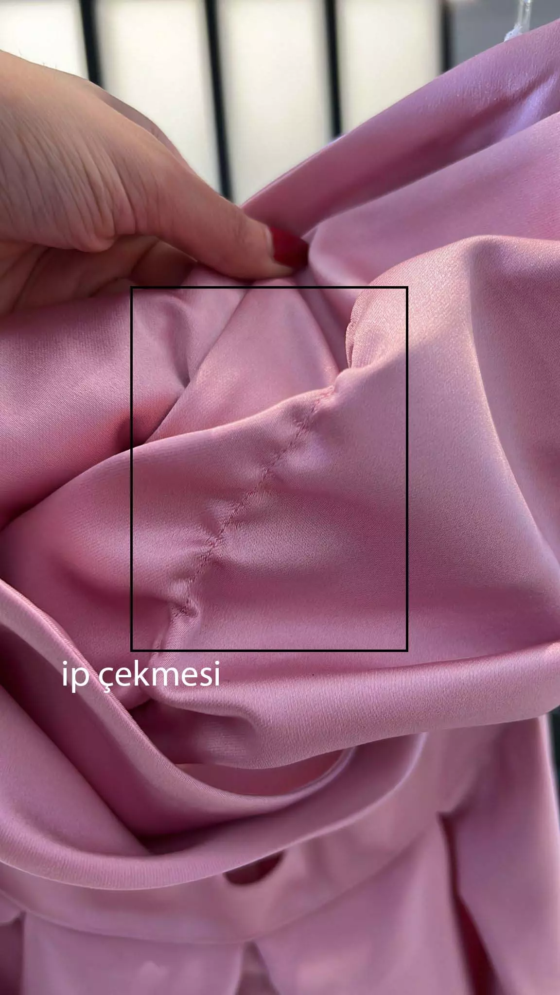 Pink satin sleeveless long dress