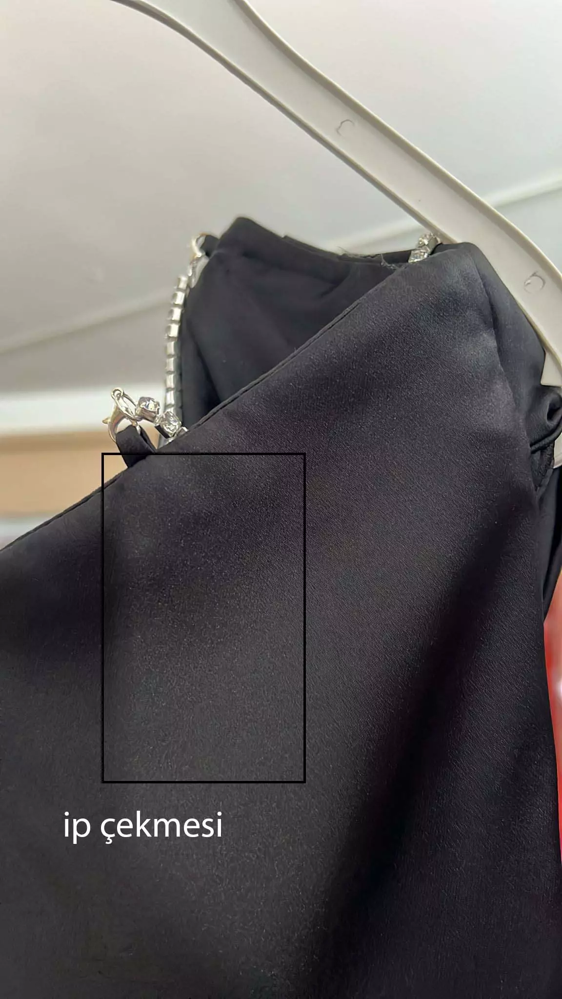 Black satin sleeveless long dress