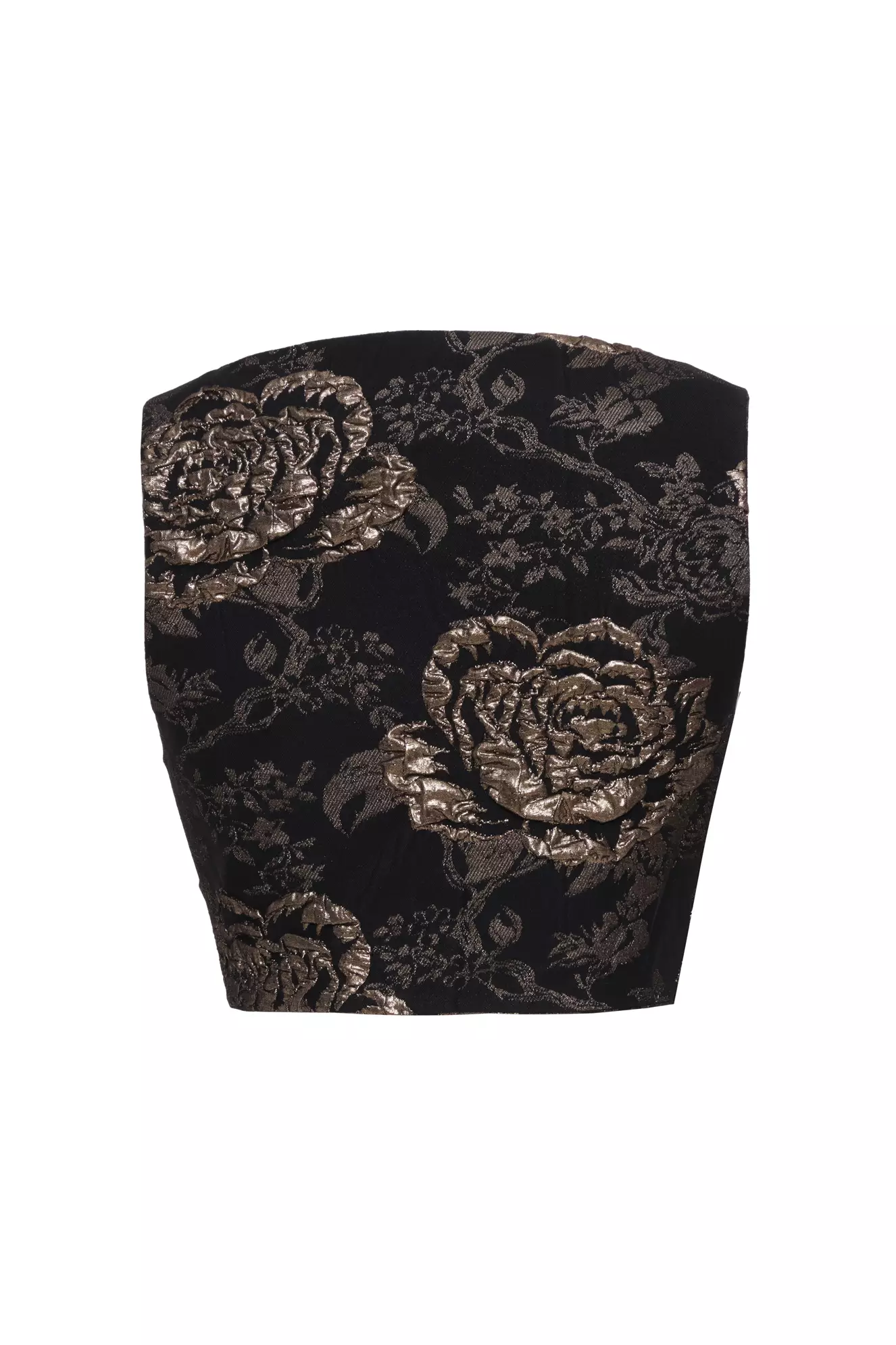 Gold Jakar Sleeveless Mini Büstiyer