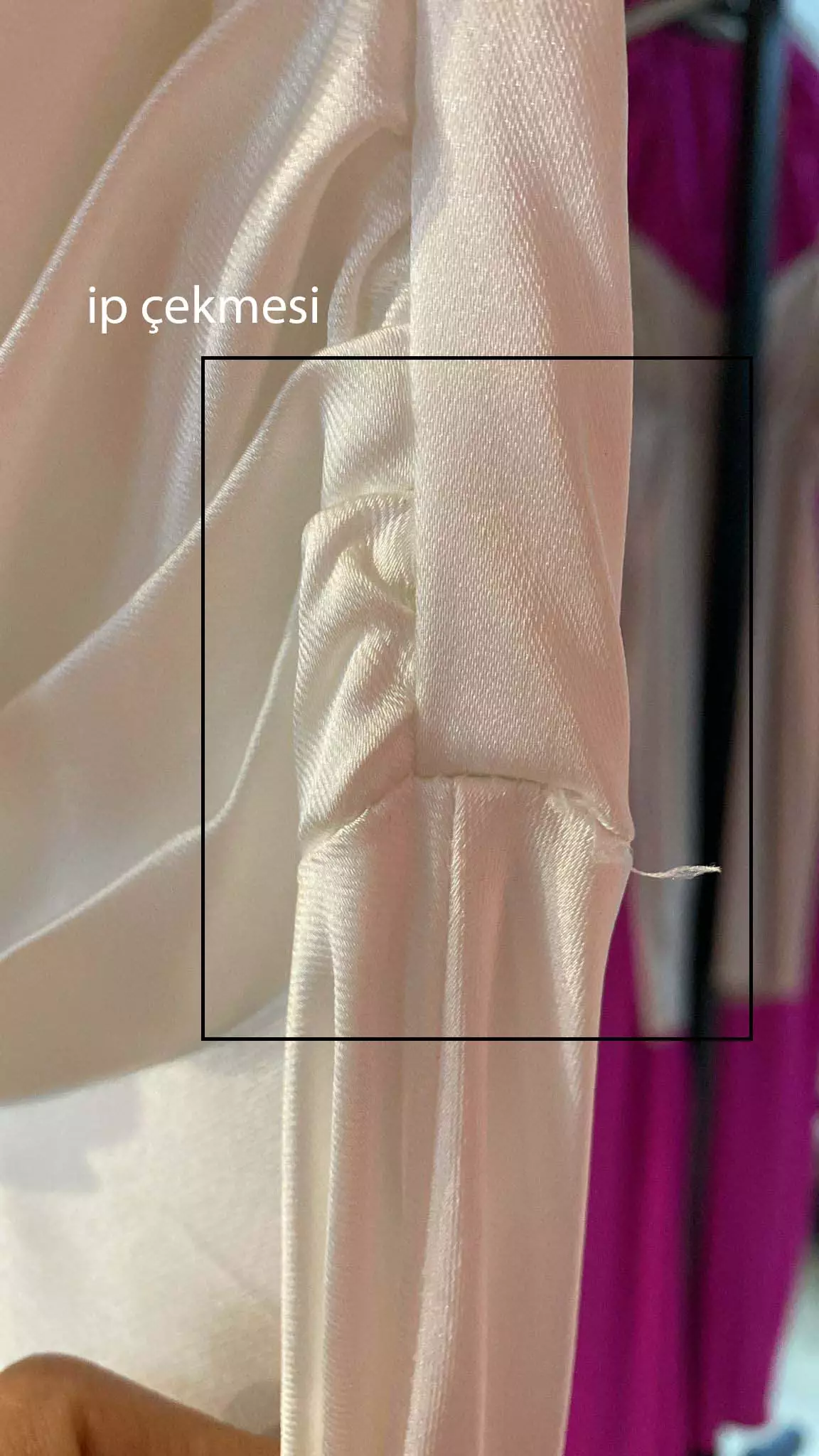 White satin sleeveless long dress