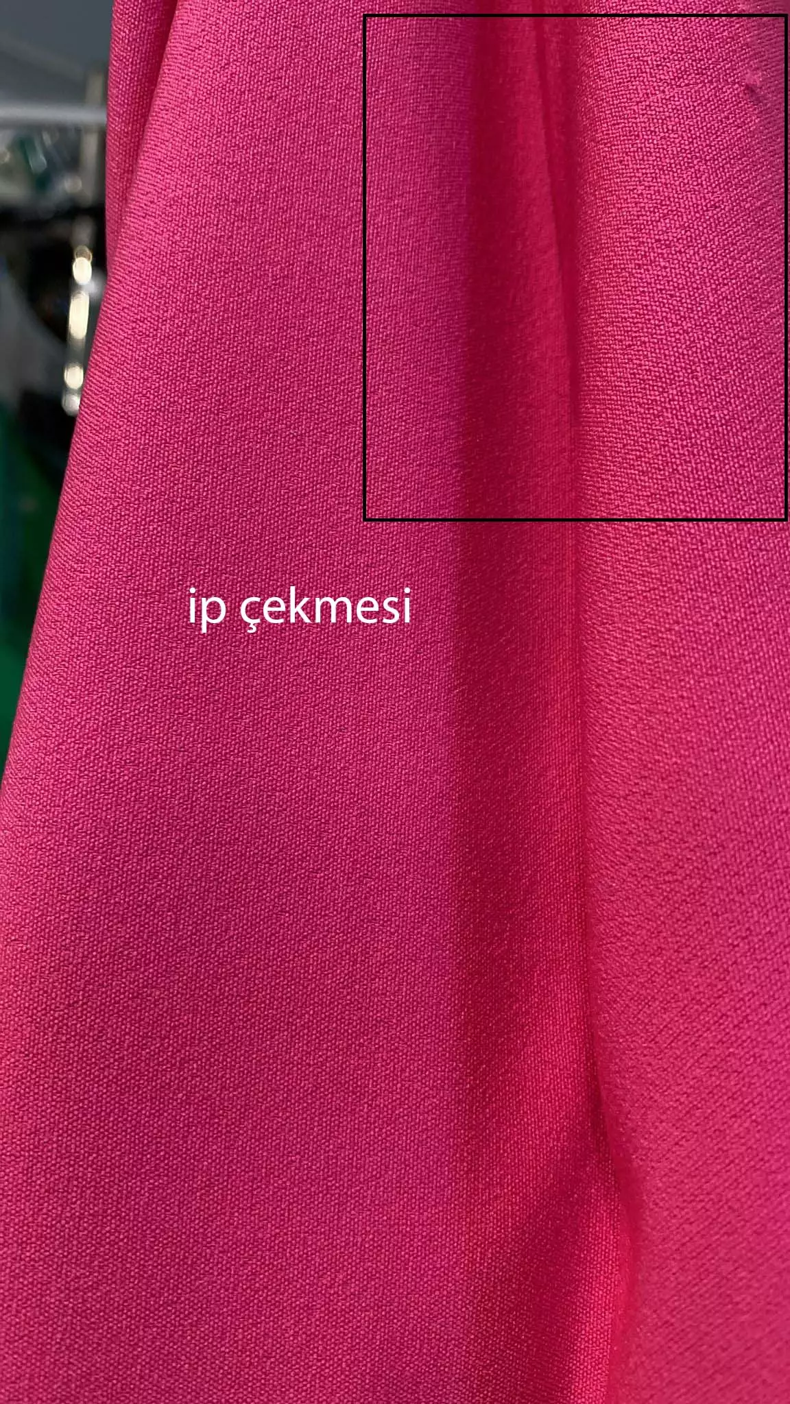 Fuchsia crepe one arm long dress