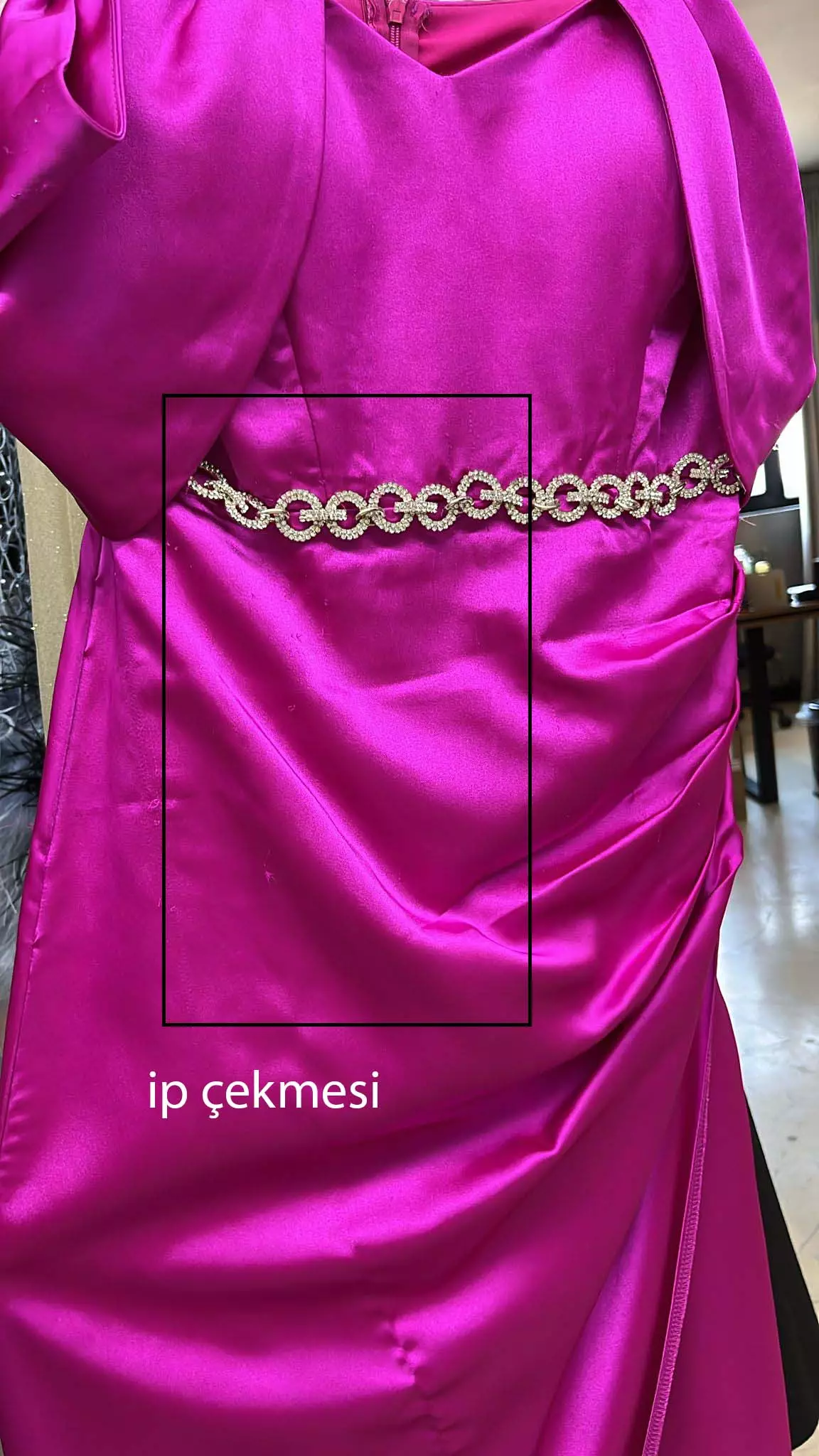 Fuchsia plus size satin sleeveless maxi dress