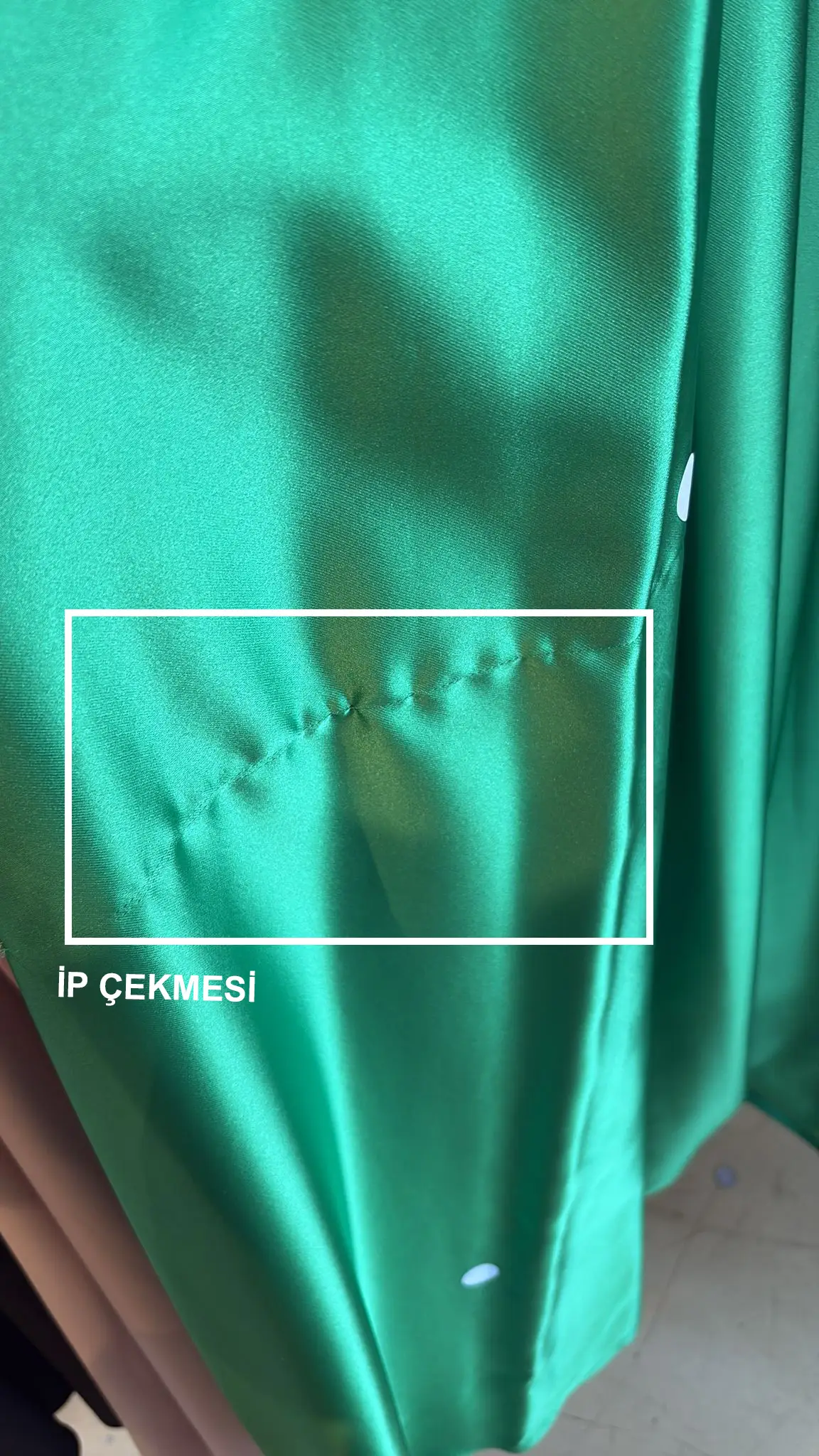 Green satin sleeveless long dress