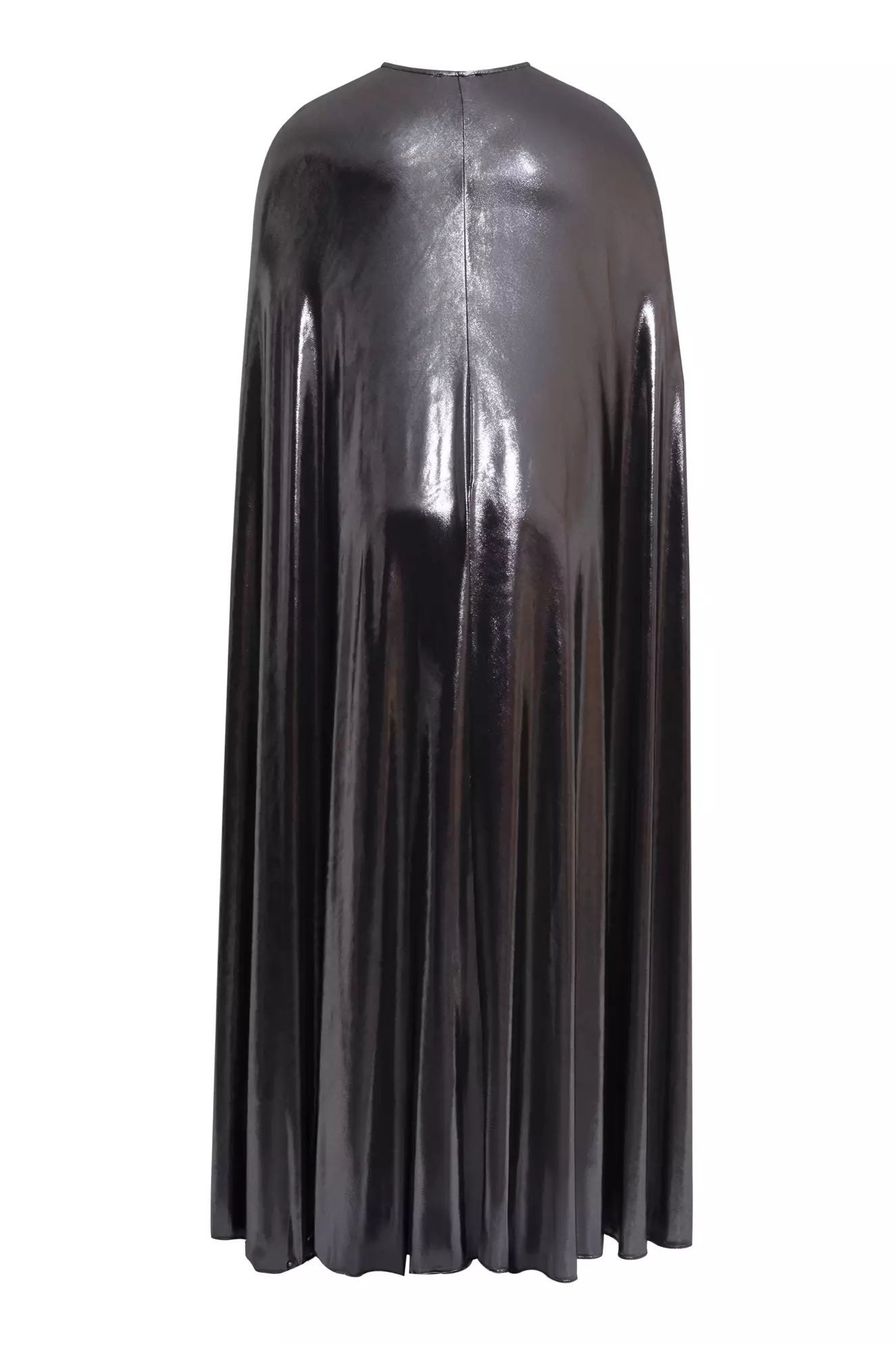 Siyah gümüş plus size knitted sleeveless long dress