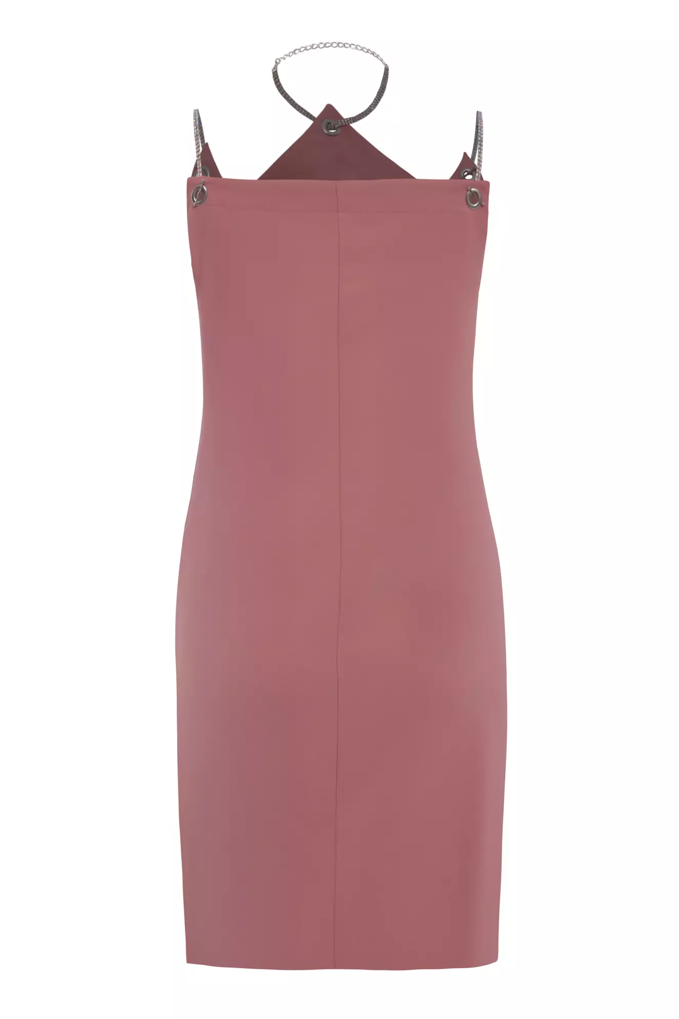 Printed Crepe Sleeveless Mini Dress
