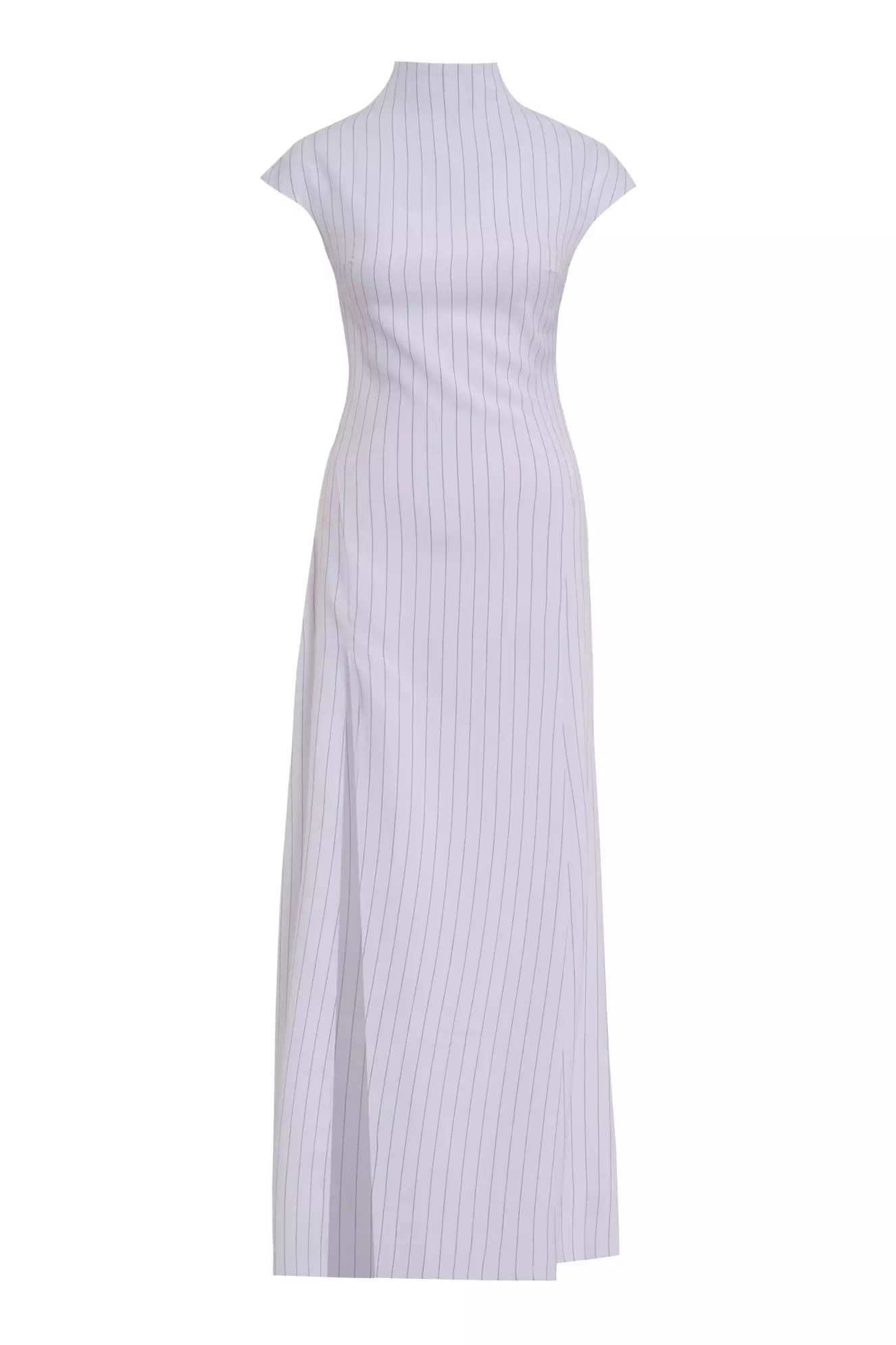 White Wowen Short Sleeve Long Dress