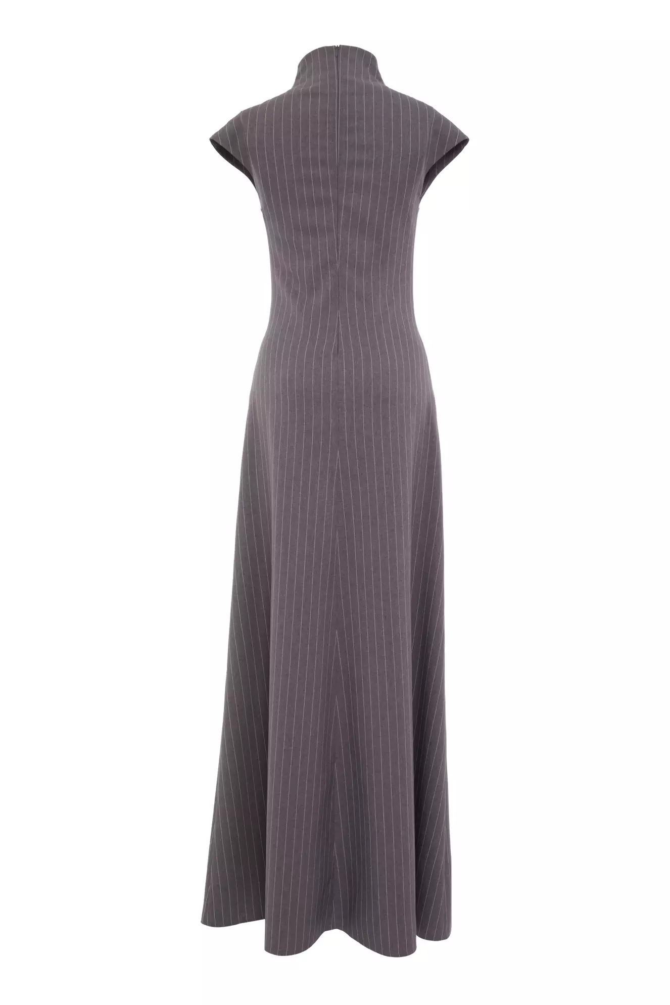 Printed Wowen Short Sleeve Long Dress