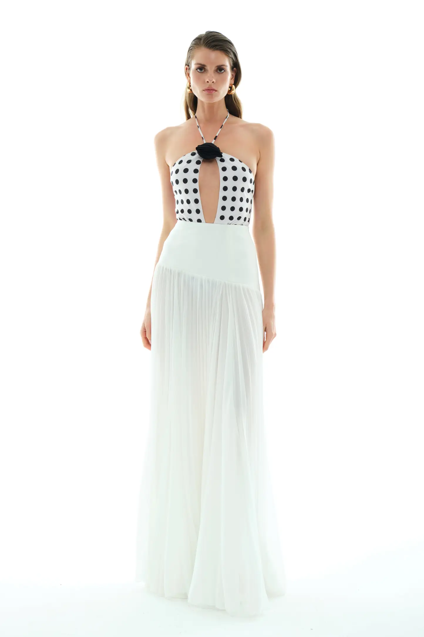White Sifon Long Skirt