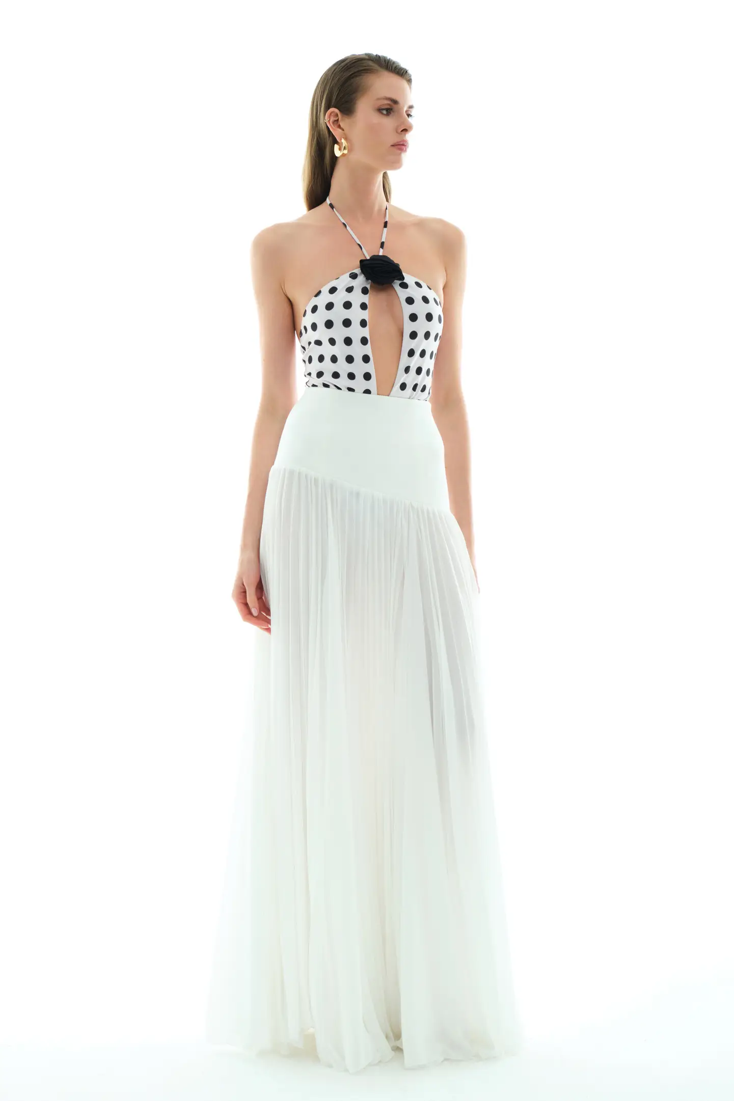 White Sifon Long Skirt