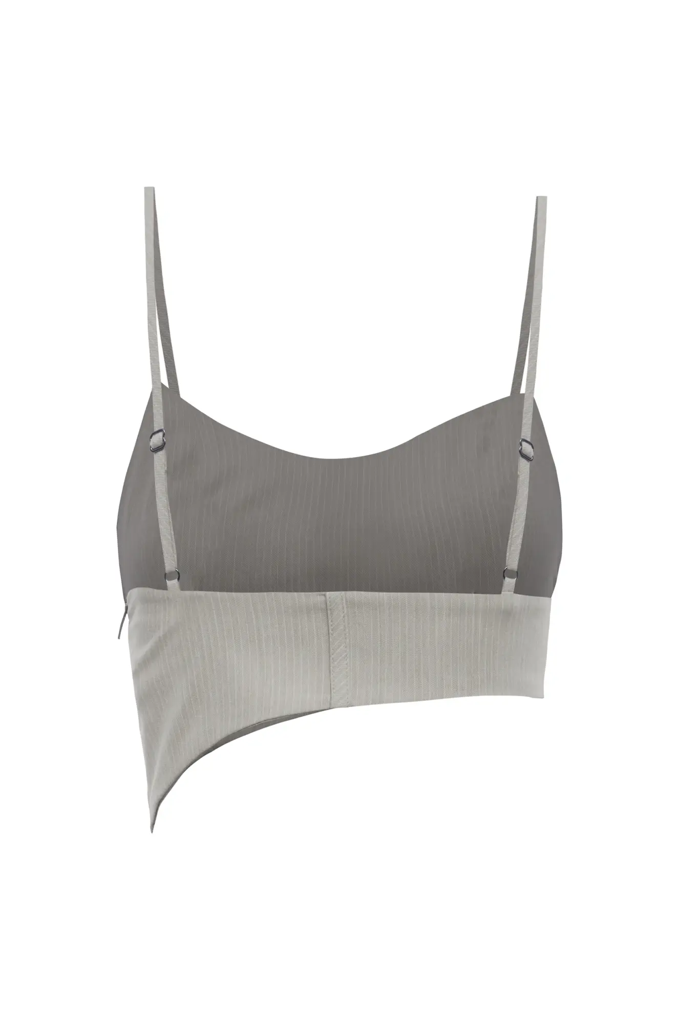 Beige Wowen Mini Crop Top