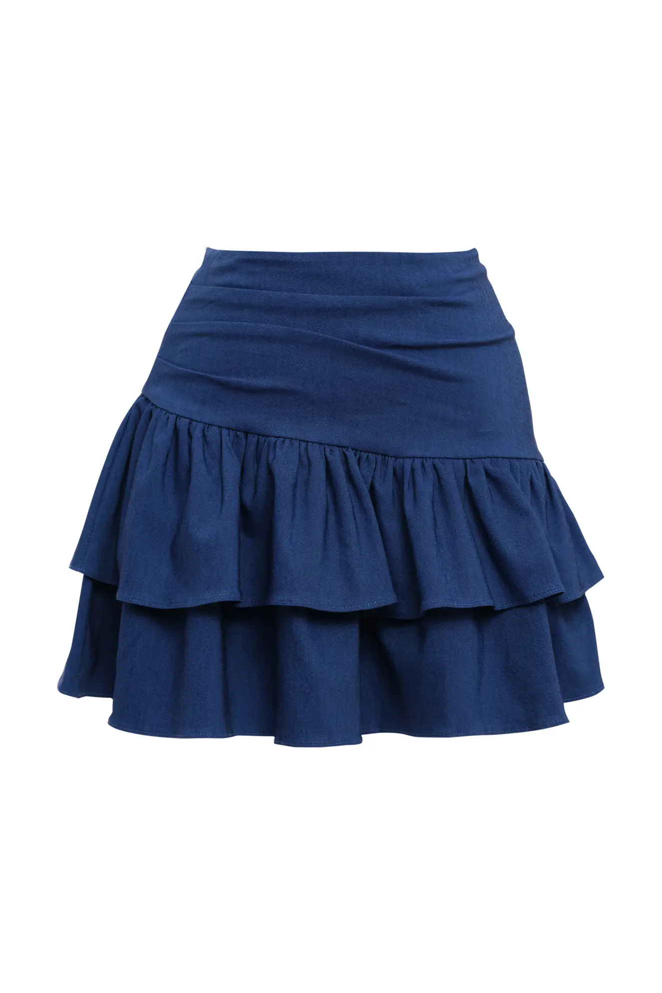 Blue Kot Mini Skirt