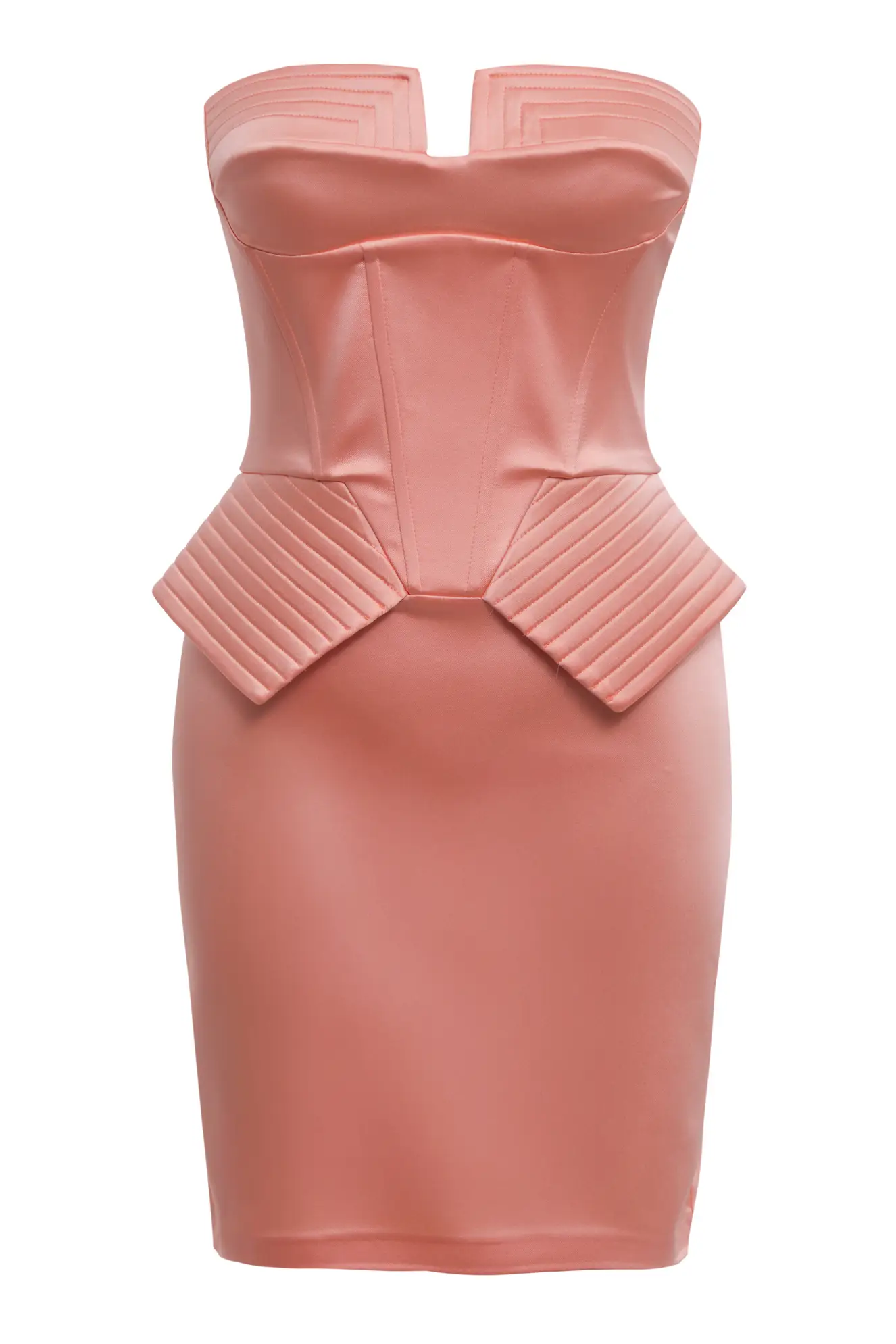 Printed Satin Sleeveless Mini Dress