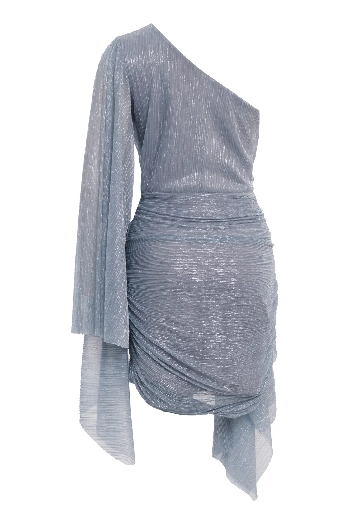 Blue Moonlight One Arm Mini Dress