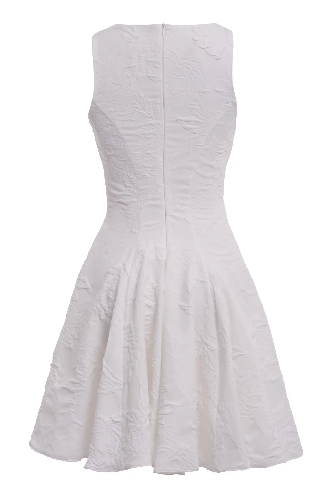 White Jakar Sleeveless Mini Dress