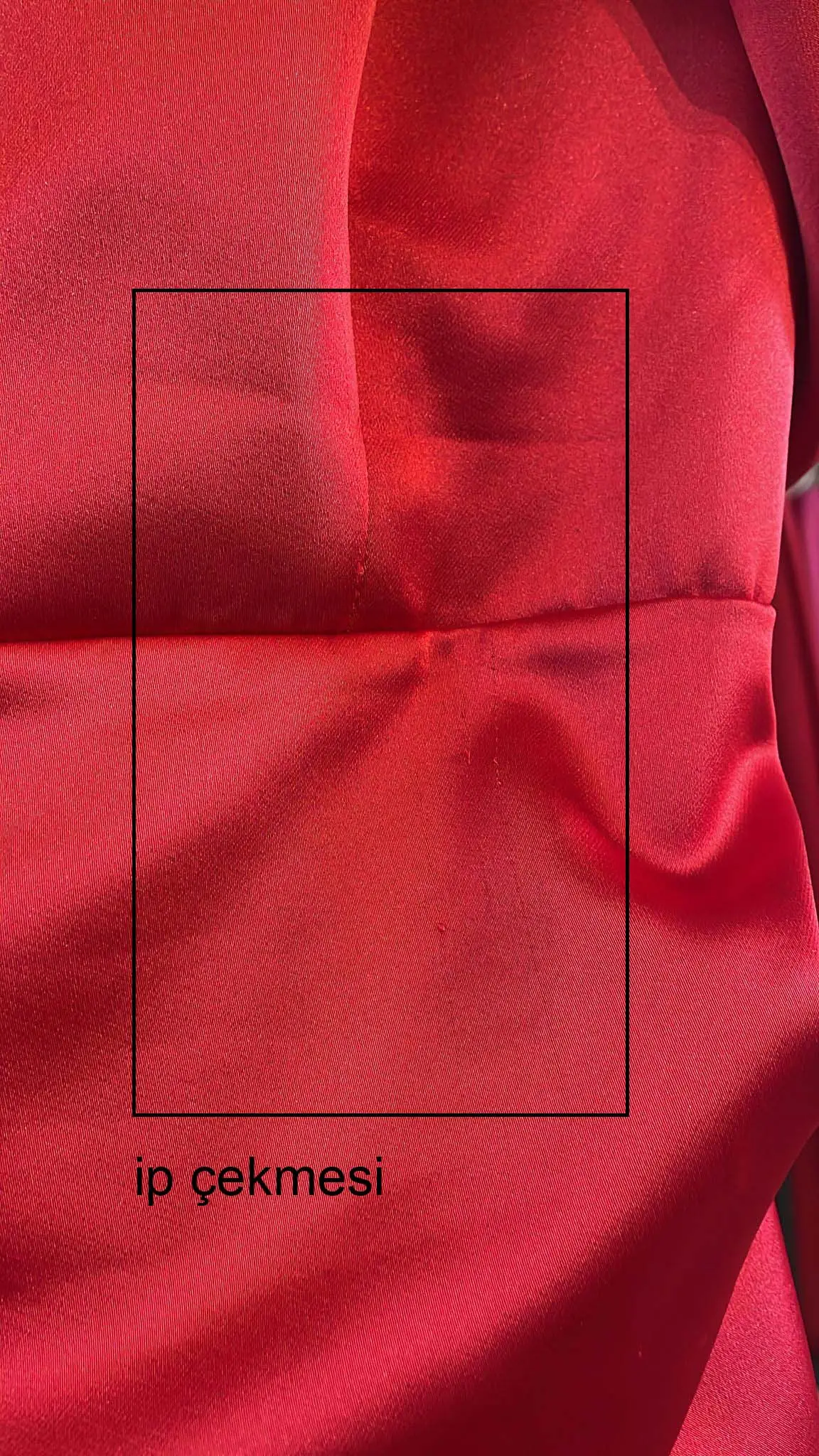 Red Satin Sleeveless Mini Dress