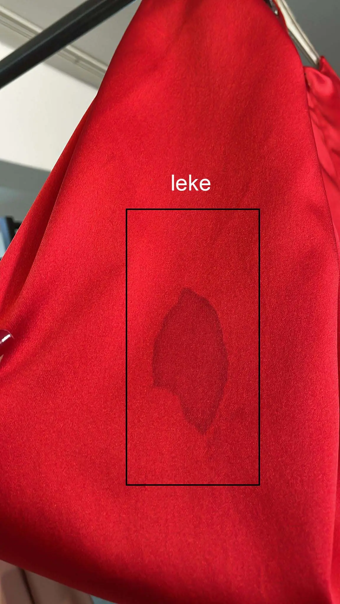 Red Satin Kapri Kol Mini Dress